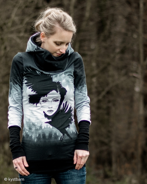 Panel Sommersweat -  Gloomy Hills - Mystic Lady - Thorsten Berger